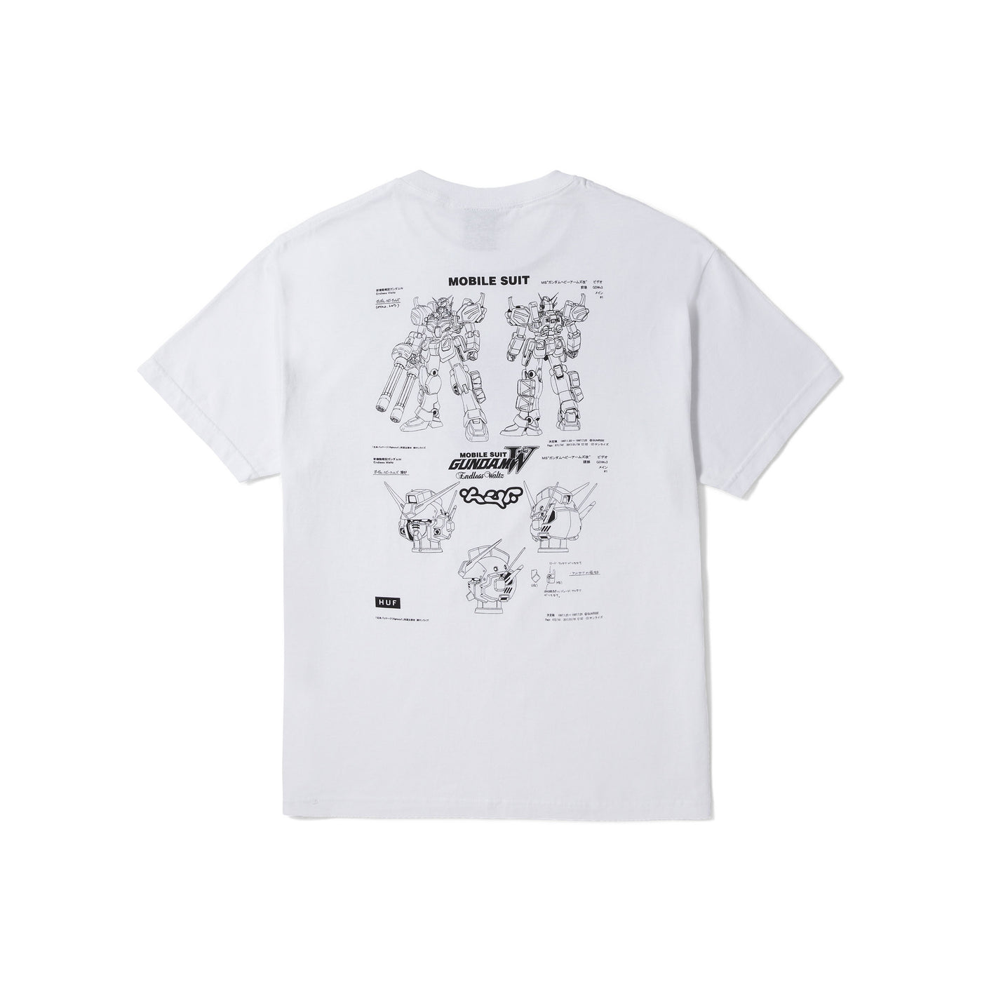 HUF - HEAVY ARMS SCHEMATICS S/S TEE