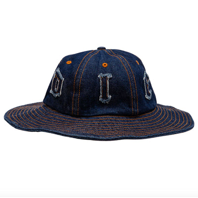 Hoddle Skateboards - Denim Bucket Hat Indigo Wash Denim