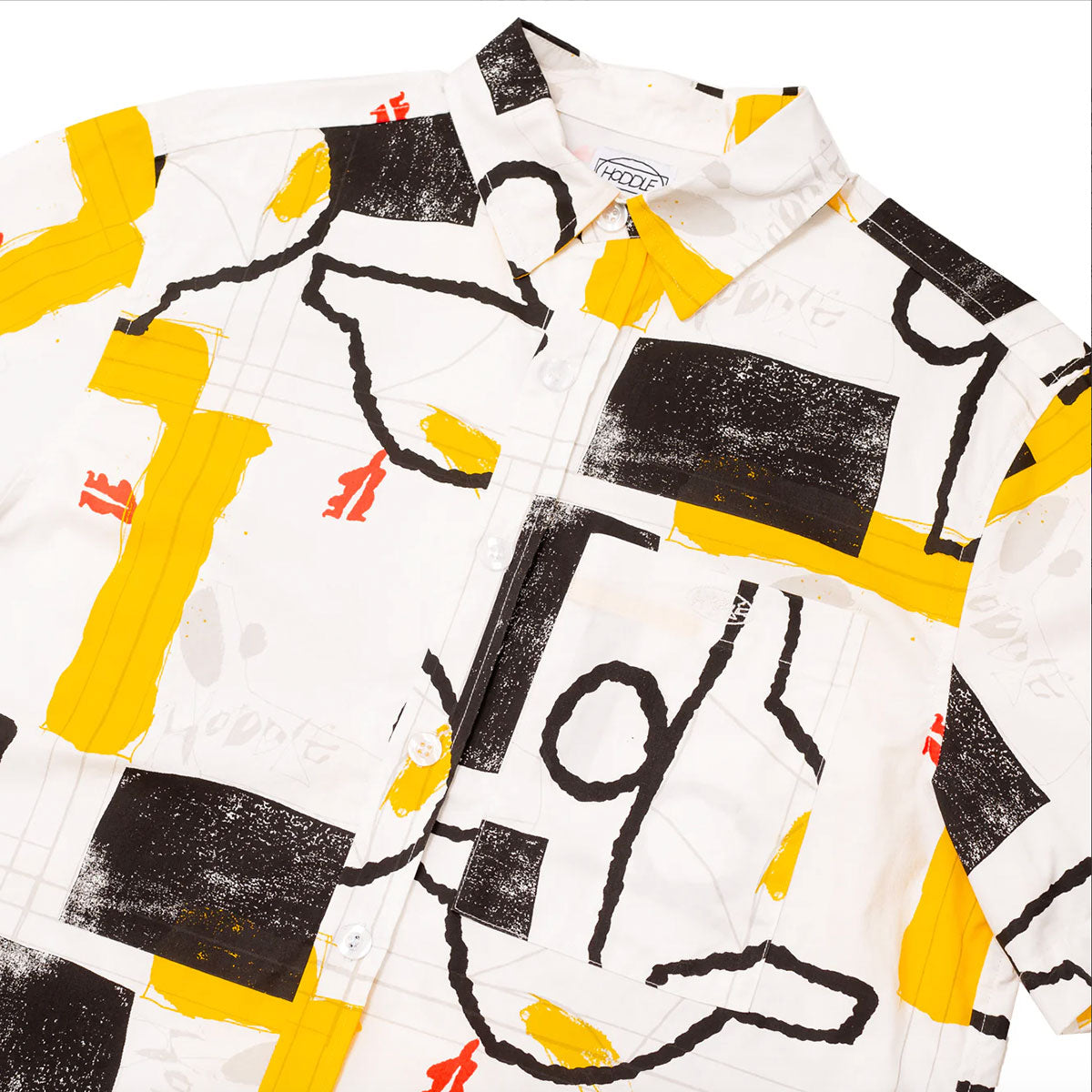 Hoddle Skateboards - Faire S/S Shirt - White / Multi