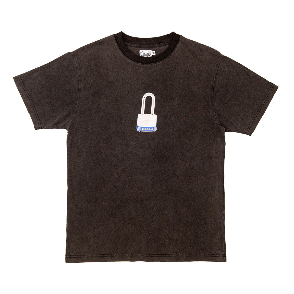 HODDLE - LOCK TEE BLACK WASH