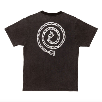 Hoddle Skateboards - Lock Tee - Black Wash