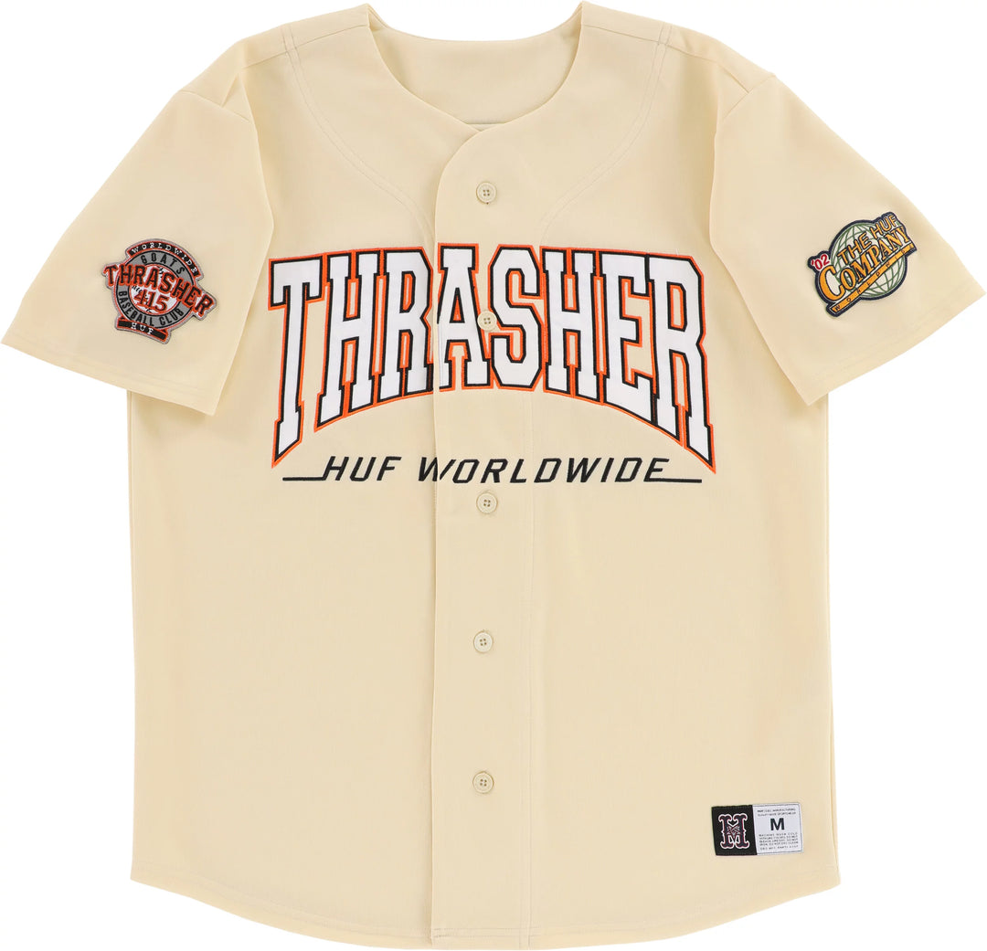 HUF - CENTER FIELD BASEBALL JERSEY